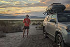 Our campsite on Mono Lake